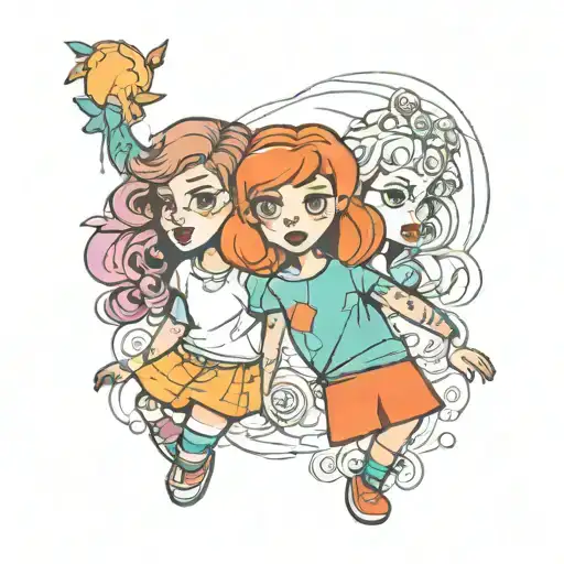 Sophia and Gabriella tattoo design idea