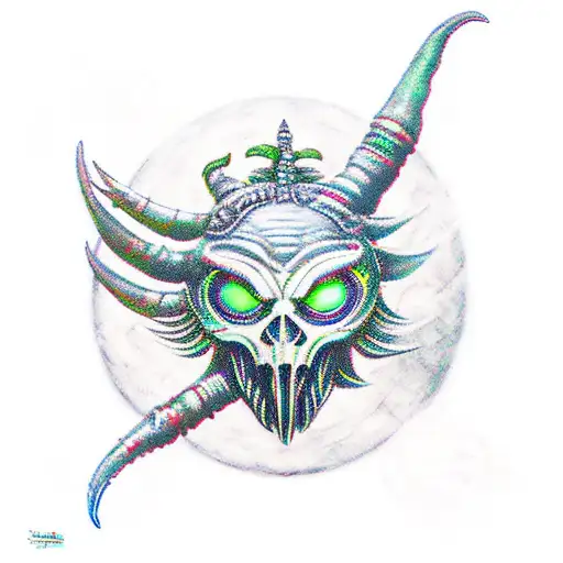 diablo 3 witchdoctor, majoras mask,  tattoo design idea