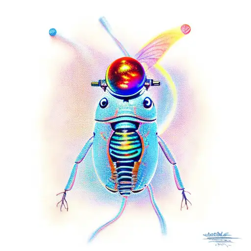firefly tattoo design idea