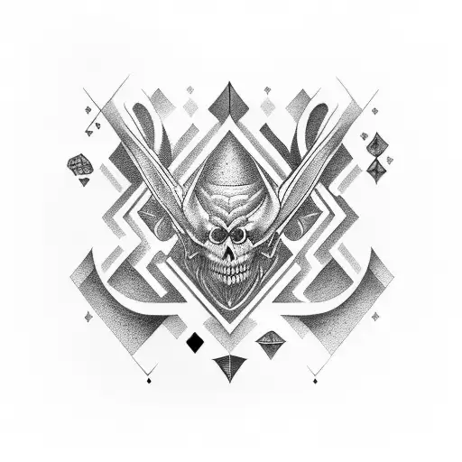 Design a trap-inspired tattoo incorporating elements of psychology tattoo design idea