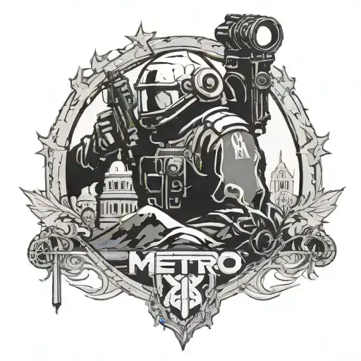 Metro 2033 tattoo design idea
