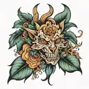 anker f l f tattoo design idea