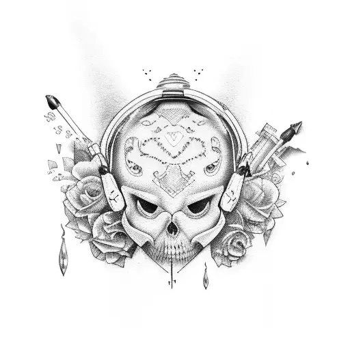 heartbreak tattoo design idea