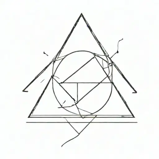 Delta symbol and time (change over time) tattoo design idea