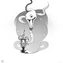 genie from the lamp tattoo design idea