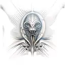 giger alien tattoo design idea