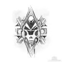 past, present and future tattoo design idea