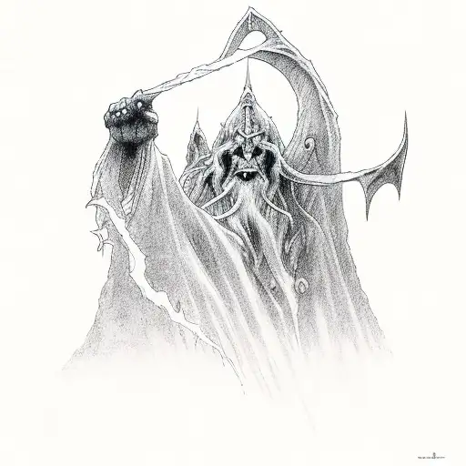 Argonath Lord of the rings tattoo design idea
