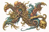 Karma spinal tattoo tattoo design idea