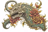 Karma spinal tattoo tattoo design idea