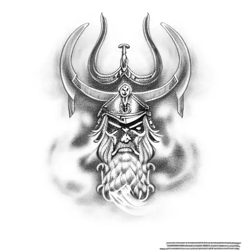 full sleeve, Valhalla, Vikings, marine Corp, semper fi, warrior tattoo design idea