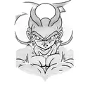dragon ball z with Samoan designs tattoo design idea