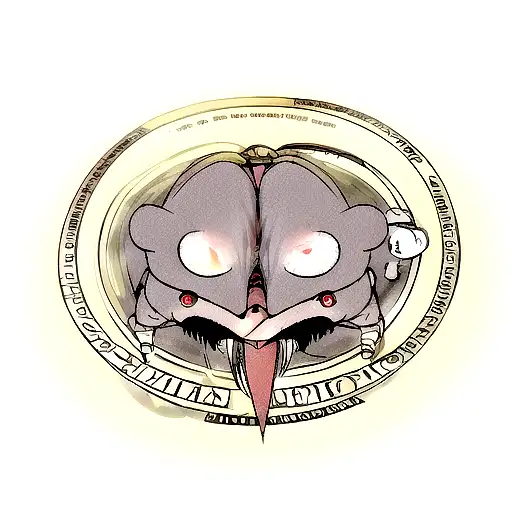 fullmetal achemist ouroboros with circle transmution in tattoo design idea