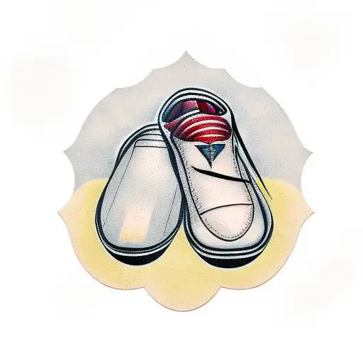 soccer boots tattoo design idea