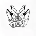 Lakers tattoo design idea