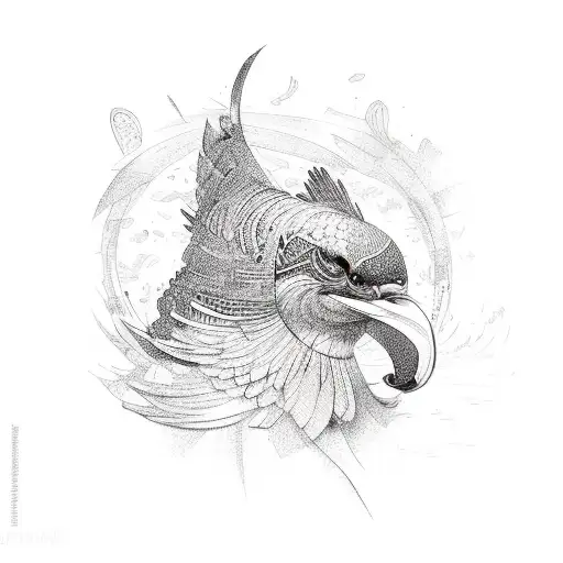 free birds tattoo design idea