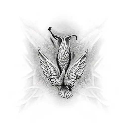 free birds tattoo design idea