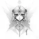 Kurapika judgement chain tattoo design idea