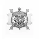 Kurapika judgement chain tattoo design idea