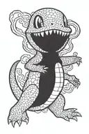 Pokemon charmander tattoo design idea