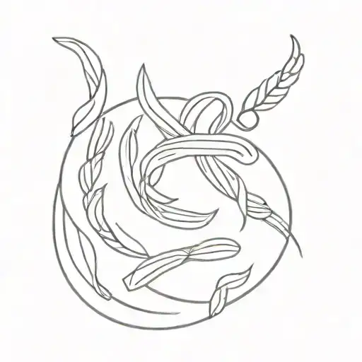 pasta tattoo design idea