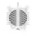 piano keys fading to audio wave tattoo design idea