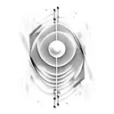 piano keys fading to audio wave tattoo design idea