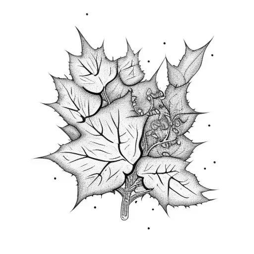 Ivy plant with the word Ivey tattoo design idea