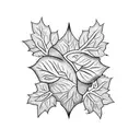 Ivy plant with the word Ivey tattoo design idea