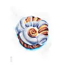croissant tattoo design idea