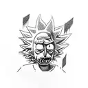 Rick And Morty tattoo design idea