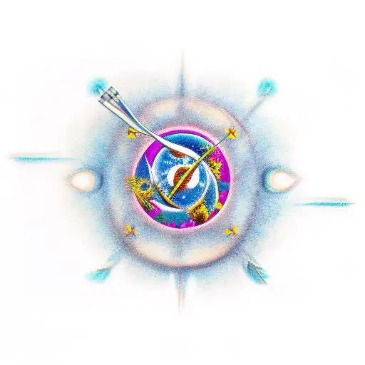 acendente de geminis en leo  tattoo design idea