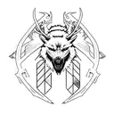 Witcher 3 tattoo design idea