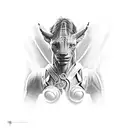 "Generate a highly realistic drawing of Jake Sully and Neytiri, characters from James Cameron's movie Avatar. Include pr tattoo design idea