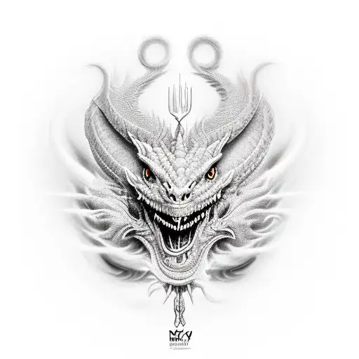 dragon,5,222,renaștere tattoo design idea