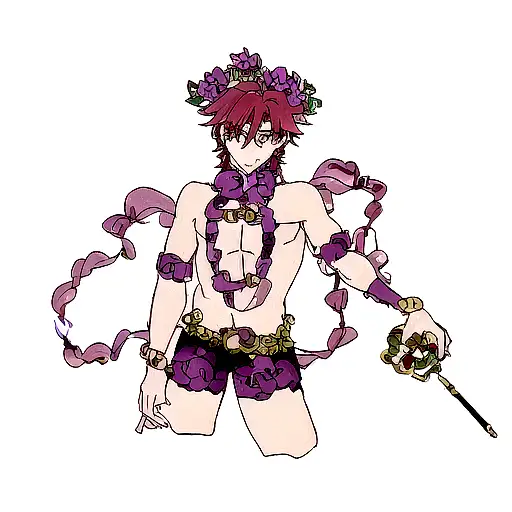 Dionysus from Hades the videogame tattoo design idea