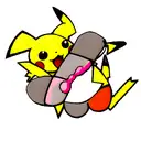 pikachu on drugs tattoo design idea