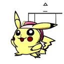 pikachu on drugs tattoo design idea