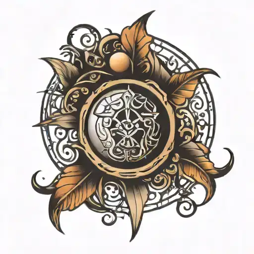 a symbol of sobriety  tattoo design idea