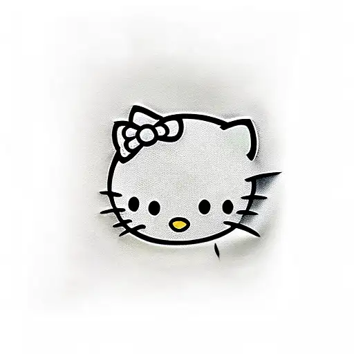 hello kitty tattoo design idea