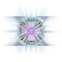 optical prism tattoo design idea