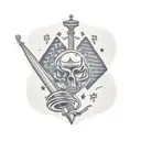 lawyer tattoo design idea