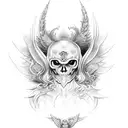 saint Michael  tattoo design idea