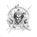 saint Michael  tattoo design idea