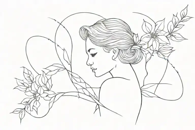 quiet the mind  tattoo design idea