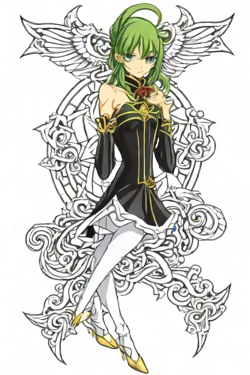 Code Geass c.c   tattoo design idea