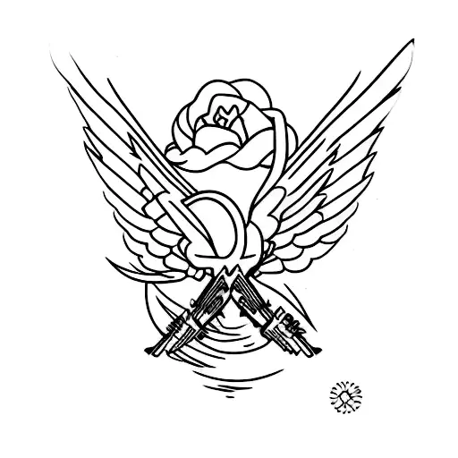 based on lana del Rey ultraviolence album  tattoo design idea