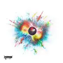 Explosion tattoo design idea