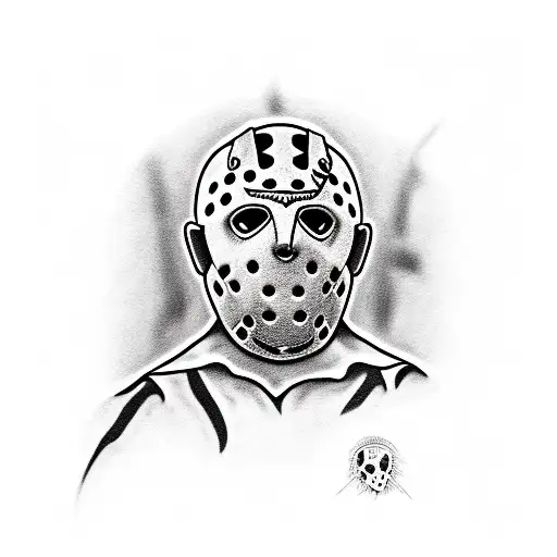 Jason voorhees  Friday 13  tattoo design idea