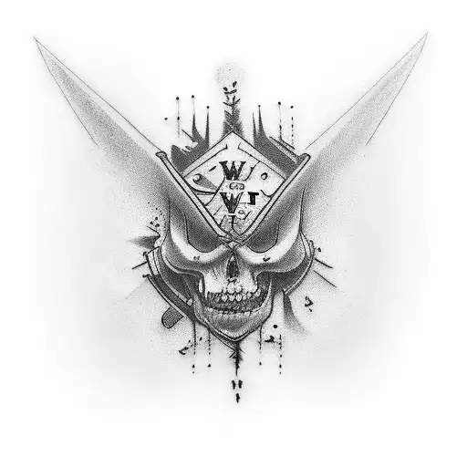 The tattoo design reads "W.I.T" and is intended for a man's forearm, extending horizontally from the inner elbow to the  tattoo design idea
